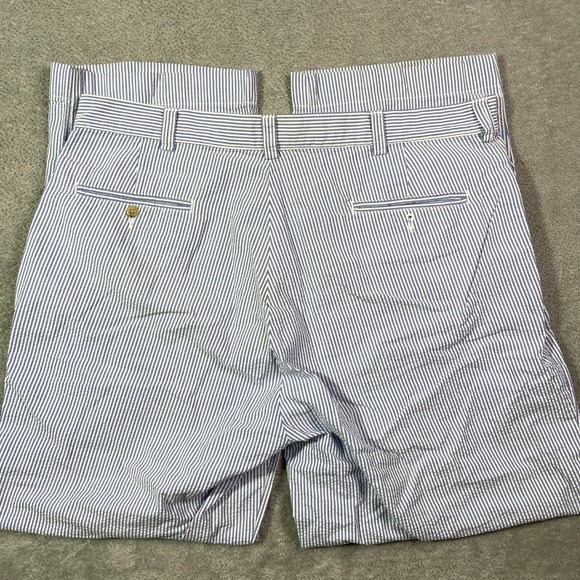 Polo by Ralph Lauren‎ Men's Striped Seersucker Philip Pant 38/34 Wide Leg Dad - Picture 2 of 13